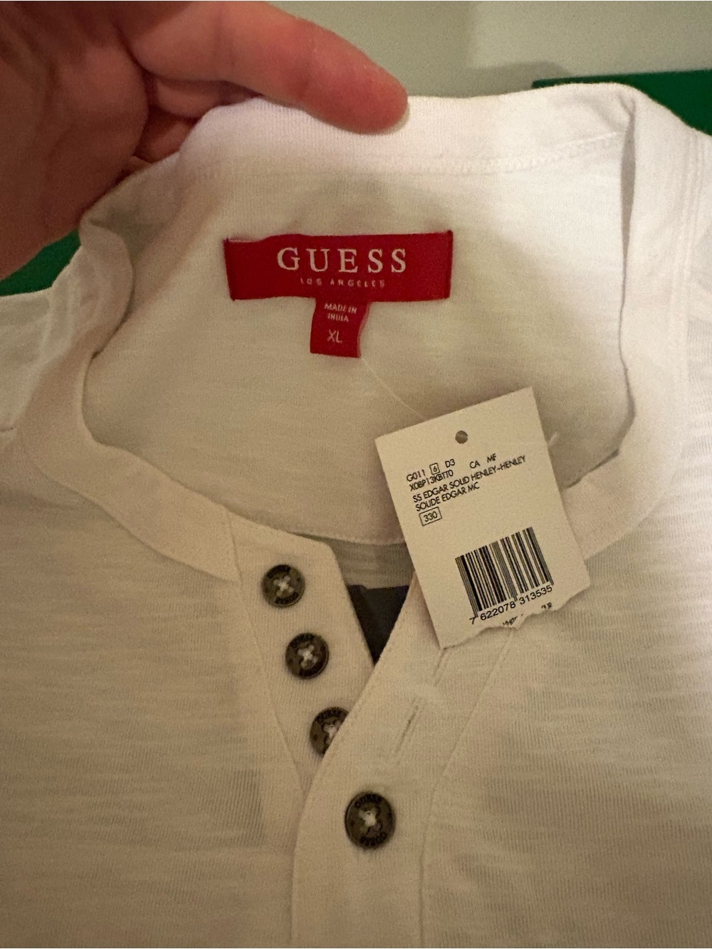 GUESS White Short sleeve - Picture 3 of 6